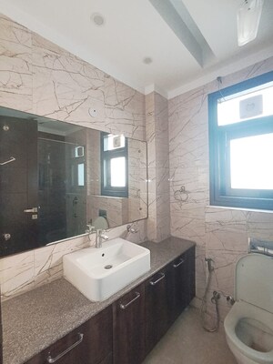 Bathroom in 3 BHK Apartment at Greater Kailash I – for Rent