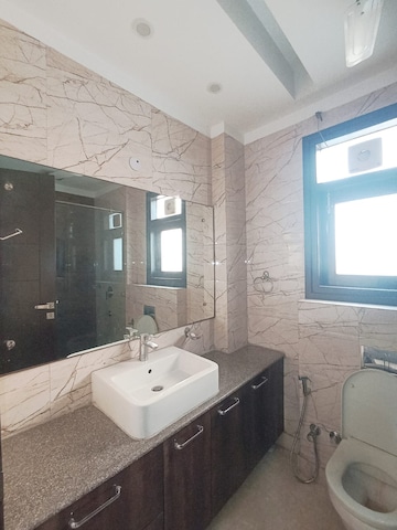 Bathroom in 3 BHK Apartment at Greater Kailash I – for Rent