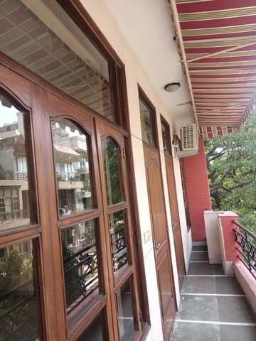 Balcony in 3 BHK Apartment at Greater Kailash I – for Rent