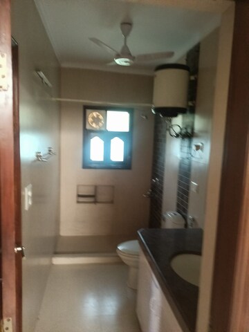 Bathroom in 3 BHK Apartment at Greater Kailash I – for Rent
