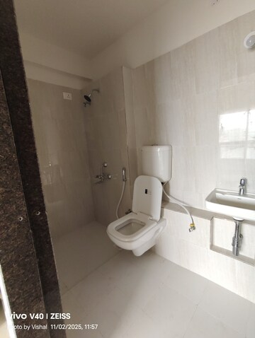 Bathroom in 1 BHK Apartment at Puranik Tokyo Bliss 2, Kasarvadavali – for Rent