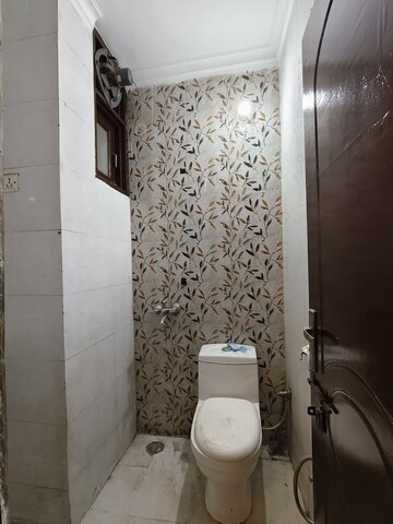 Bathroom in 1 BHK Builder Floor at Freedom Fighters Enclave – for Rent