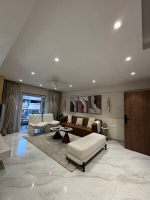 Living Room in 3 BHK Apartment at Kothrud – for Sale