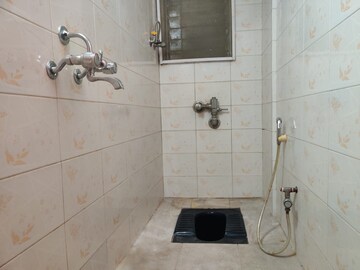 Bathroom in 1 BHK Apartment at Powai Vihar, Powai – for Rent