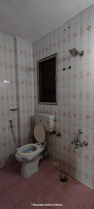 Bathroom in 1 BHK Apartment at Jivan Vihar, Bhandup East – for Rent