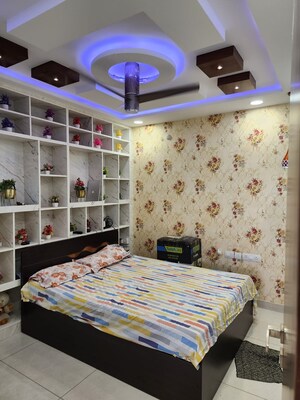 Bedroom in 2 BHK Apartment at Aparna Serene Park, Kondapur – for Rent