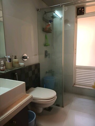 Bathroom in 2 BHK Apartment at Dosti Group Imperia, Manpada – for Rent