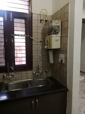 Kitchen in 1.5 BHK Builder Floor at Sector 18 – for Rent