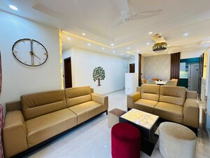 Living Room in 4 BHK Apartment at Bhartiya Nikoo Homes Phase 2, Thanisandra Main Road – for Rent