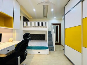 Team Area in 4 BHK Apartment at Bhartiya Nikoo Homes Phase 2, Thanisandra Main Road – for Rent