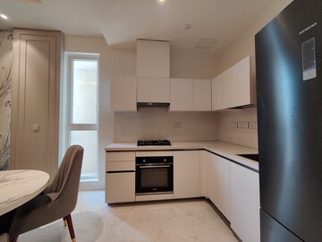 Kitchen in 1 BHK Apartment at Bhartiya Leela Residences, Thanisandra Main Road – for Rent