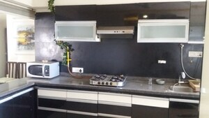 Kitchen in 3 BHK Apartment at Bodakdev – for Rent