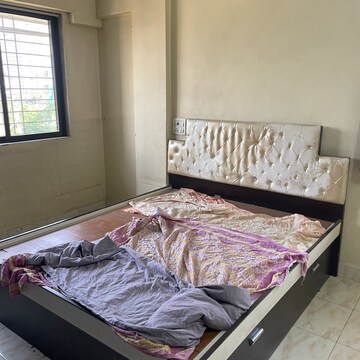 Bedroom in 2 BHK Apartment at Mahavir Universe Stellar CHS, Kukreja – for Rent