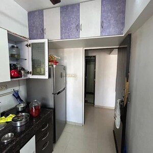 Kitchen in 2 BHK Apartment at Mahavir Universe Stellar CHS, Kukreja – for Rent