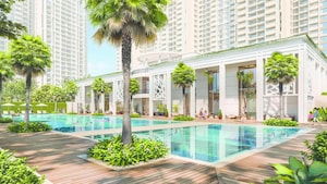 Swimming Pool in 3.5 BHK Apartment at Indiabulls One Indiabulls, Pokhran Road No Two – for Rent