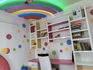 Master Bedroom in 5 BHK Villa at Kristi Villa, Chinar Park – for Rent