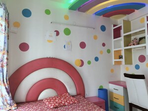 Master Bedroom in 5 BHK Villa at Kristi Villa, Chinar Park – for Rent