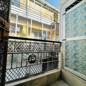 Balcony in 2 BHK Builder Floor at Malviya Nagar – for Rent