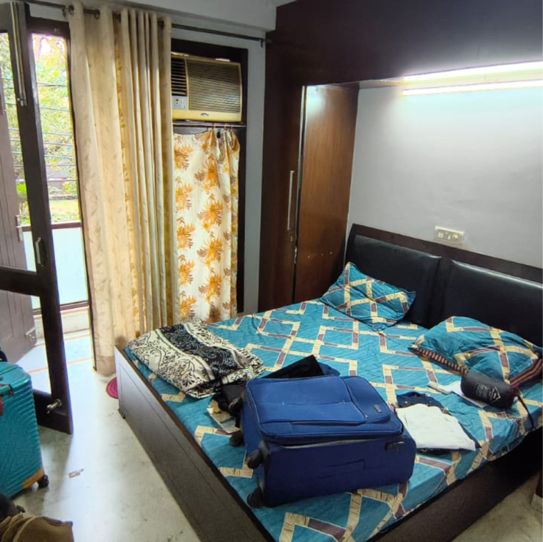 Bedroom, malviya nagar 2 Bedroom 800 Sq.Ft. Builder Floor In Malviya Nagar Delhi 9418761