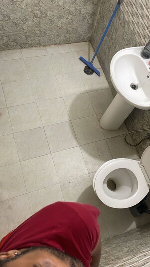 Bathroom in 1 BHK Apartment at VVIP Homes, Gaur City 2 – for Sale