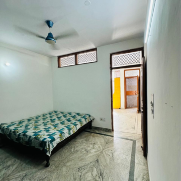 Bedroom in 2 BHK Builder Floor at Malviya Nagar – for Rent
