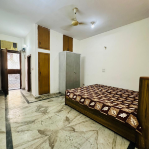 Bedroom in 2 BHK Builder Floor at Malviya Nagar – for Rent