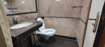 Bathroom in 2 BHK Apartment at Goyal Lakshchandi Heights, Goregaon East – for Rent