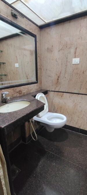 Bathroom in 2 BHK Apartment at Goyal Lakshchandi Heights, Goregaon East – for Rent