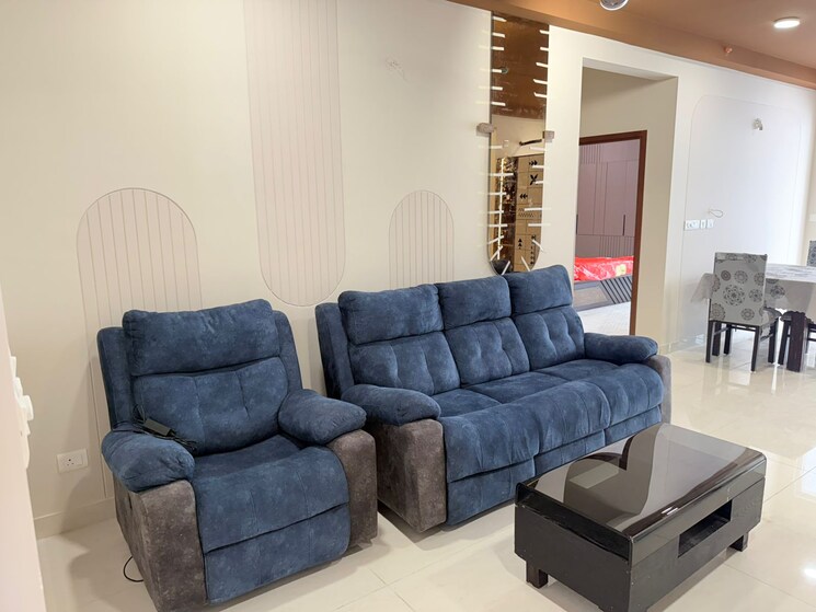 Living Room, prestige-beverly-hills 3 Bedroom 1796 Sq.Ft. Apartment In Kokapet Hyderabad 9418839