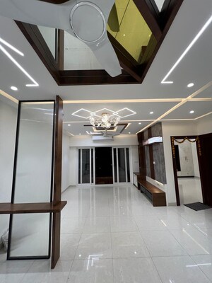 Staircase in 3 BHK Apartment at Prestige High Fields, Gachibowli – for Rent