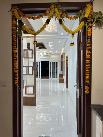 Building Lobby in 3 BHK Apartment at Prestige High Fields, Gachibowli – for Rent