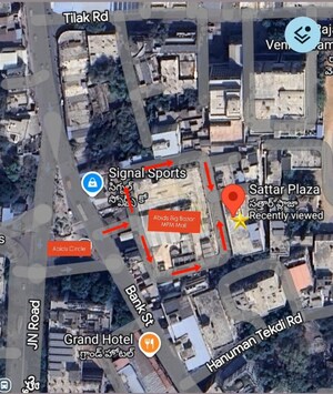  Shop – Map Location View at Abids - for Rent