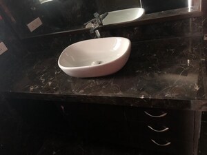 Bathroom in 3 BHK Apartment at Enpar Lotus Residency, Lower Parel – for Sale