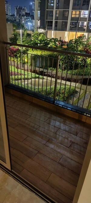 Balcony in 2 BHK Apartment at Kalpataru Paramount, Kapur Bawdi – for Rent