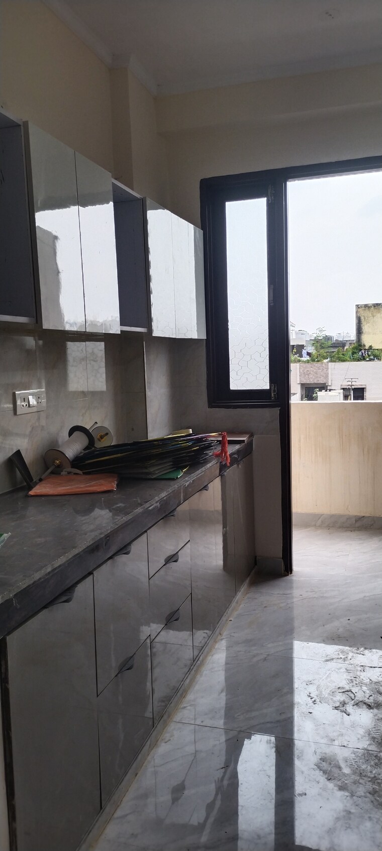 Kitchen, mayur vihar phase 1 3 Bedroom 950 Sq.Ft. Builder Floor In Mayur Vihar Phase 1 Delhi 9418938