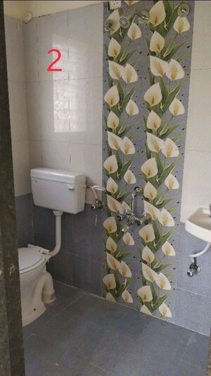 Bathroom in 1 BHK Apartment at Shree Swami Samarth Apartments Kharadi, Kharadi – for Rent