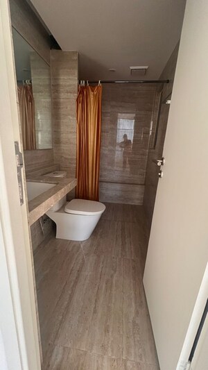 Bathroom in 2 BHK Apartment at Hiranandani Delanna, Ghodbunder Road – for Sale