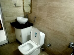 Bathroom in 3 BHK Apartment at B.U.Bhandari Everglade, Kharadi – for Rent