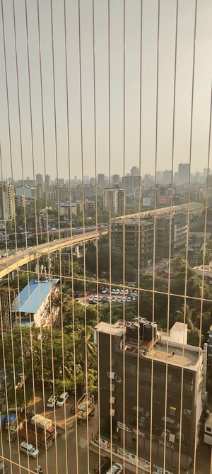 Balcony in 2 BHK Apartment at Ashar Axis, Majiwada – for Rent