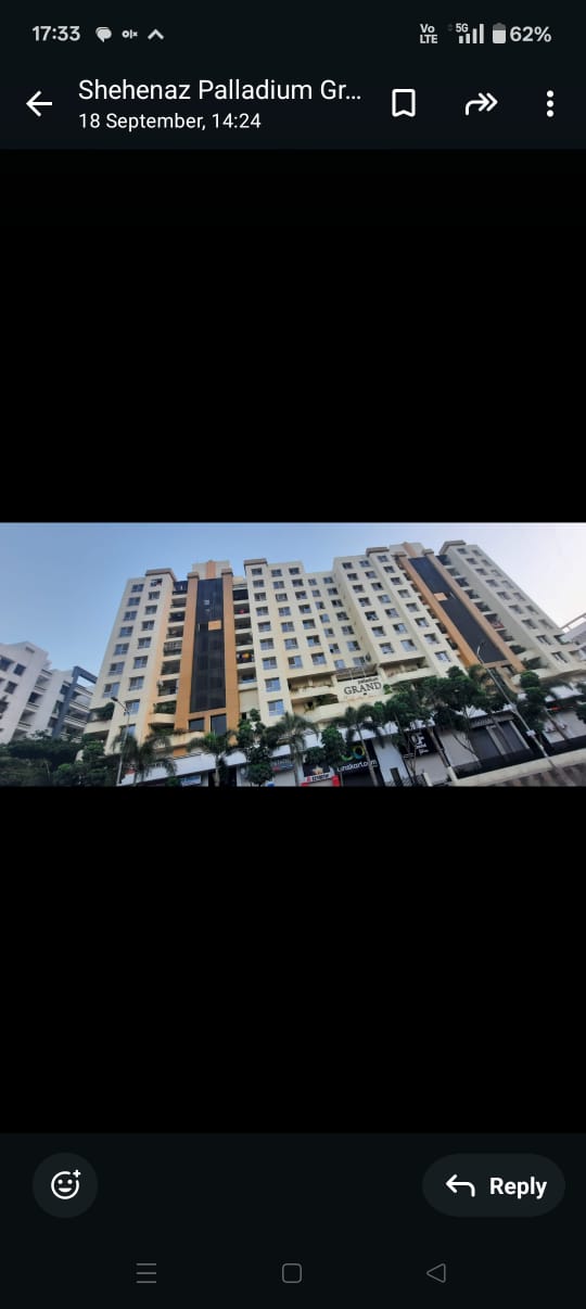 2 BHK Apartment For Rent in Shreyas Palladium Grand