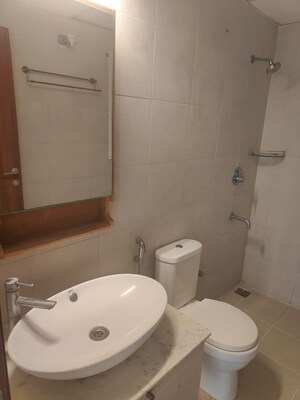 Bathroom in 3 BHK Apartment at Prestige North Point, Kammanahalli – for Rent