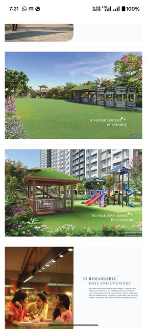 4 BHK Builder Floor – Exterior View View at LnT Evara Heights, Panch Pakhadi - for Sale