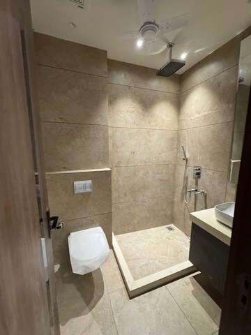 Bathroom in 3 BHK Apartment at Anuradha Apartments CGHS, Paschim Vihar – for Rent