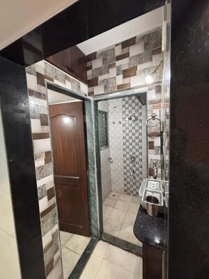 Bathroom in 1 BHK Apartment at Sujata CHS Kharghar, Kharghar – for Rent