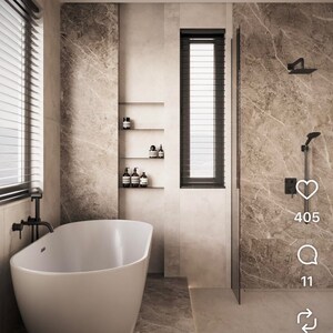 Bathroom in 5 BHK Builder Floor at Vasant Vihar – for Sale
