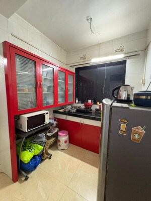 Kitchen in 2 BHK Apartment at Krishna Apartments Kharghar, Kharghar – for Rent