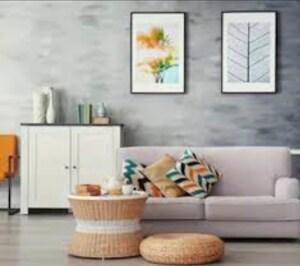 Living Room in 1 BHK Apartment at Meghna Manju Villa, Goregaon West – for Sale