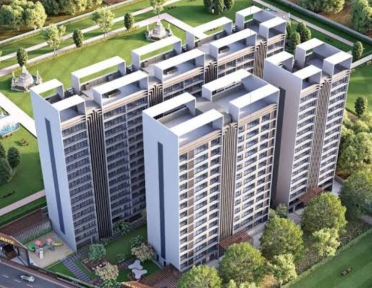Exterior View, althan 4 Bedroom 3976 Sq.Ft. Apartment In Althan Surat 9419170