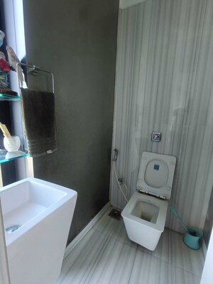 Bathroom in  Office Space at Platinum Techno Park, Vashi Sector 30 – for Rent