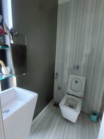 Bathroom in  Office Space at Platinum Techno Park, Vashi Sector 30 – for Rent